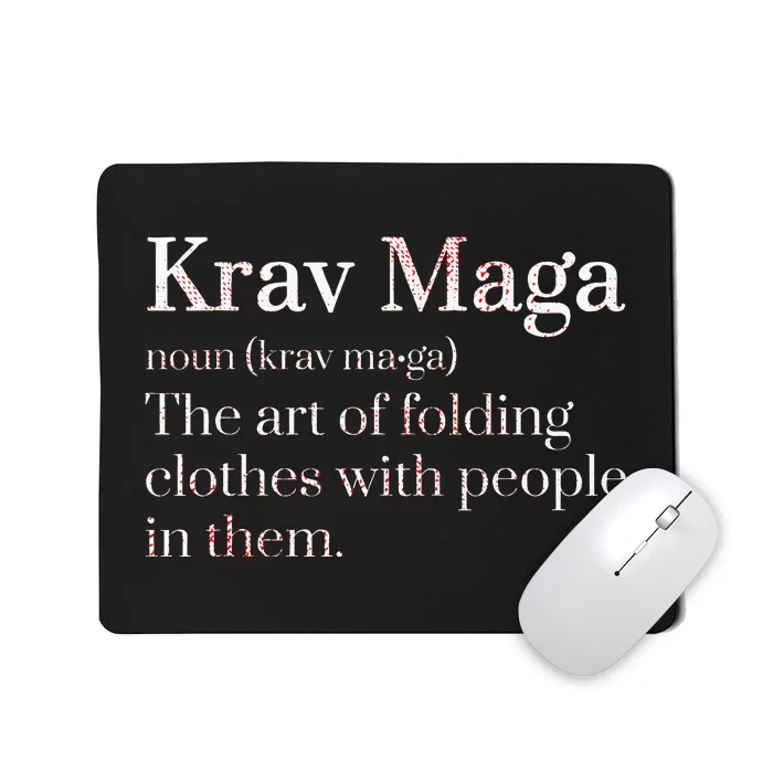 Martial Arts Combat Israeli Athlete Krav Maga Mousepad