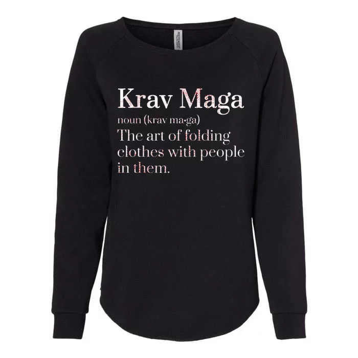 Martial Arts Combat Israeli Athlete Krav Maga Womens California Wash Sweatshirt