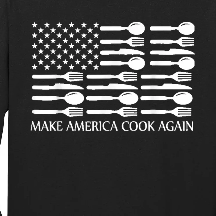 Make America Cook Again Cooking Chef Tall Long Sleeve T-Shirt