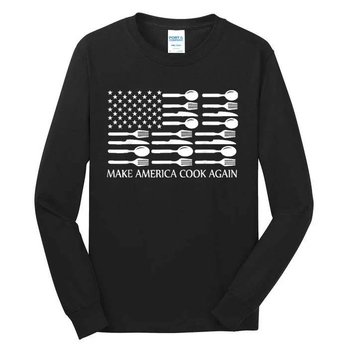 Make America Cook Again Cooking Chef Tall Long Sleeve T-Shirt