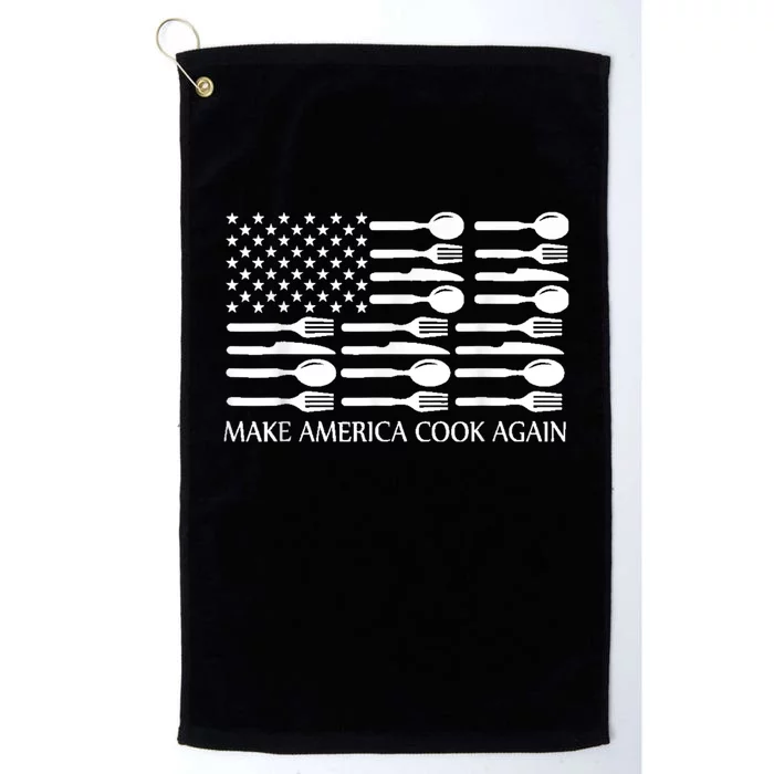 Make America Cook Again Cooking Chef Platinum Collection Golf Towel