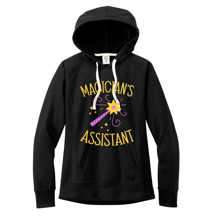 Magician Assistant Costume Birthday Christmas Women's Fleece Hoodie