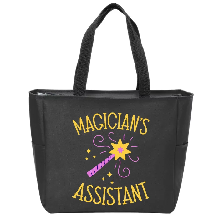 Magician Assistant Costume Birthday Christmas Zip Tote Bag