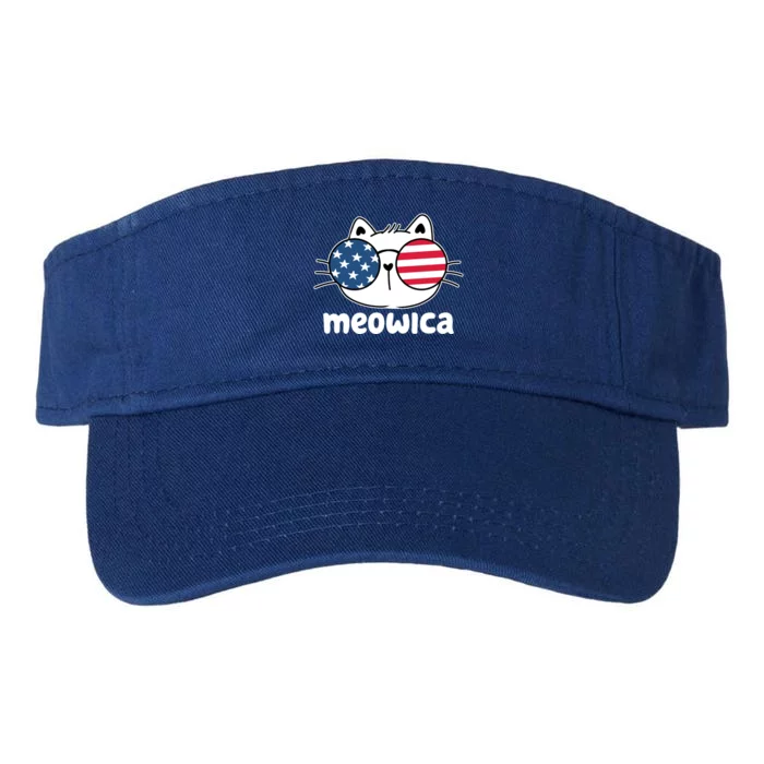 Meowica America Cat Cute Valucap Bio-Washed Visor