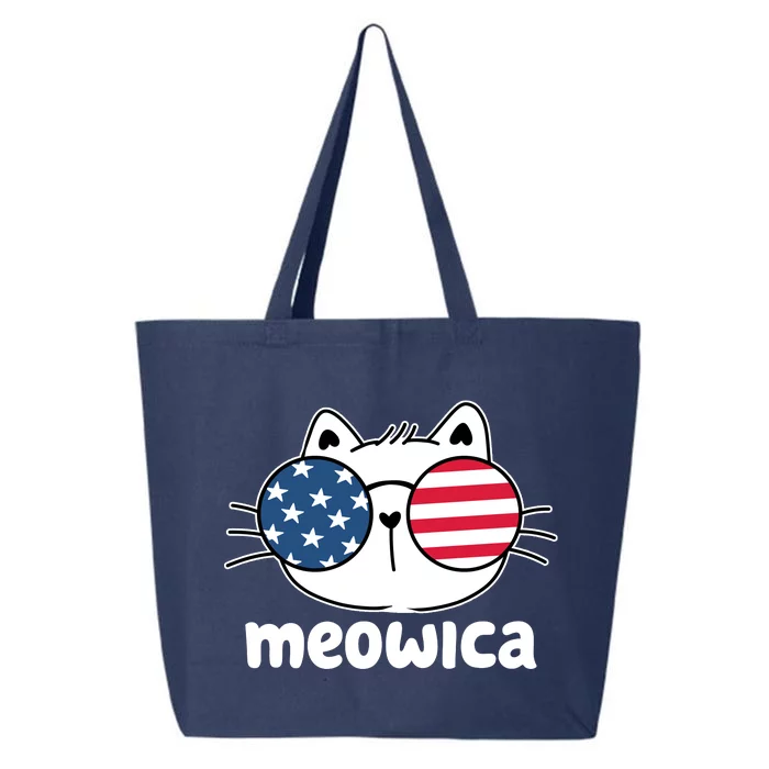 Meowica America Cat Cute 25L Jumbo Tote