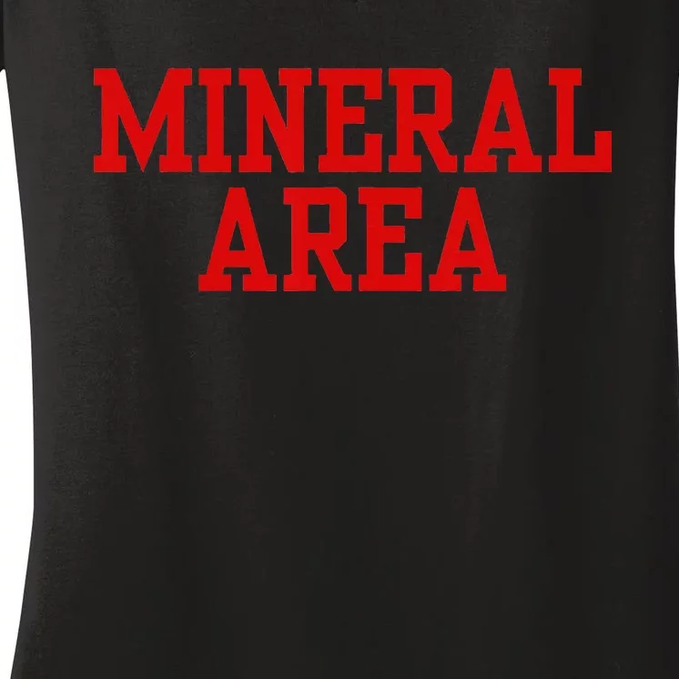 Mineral Area College Women's V-Neck T-Shirt