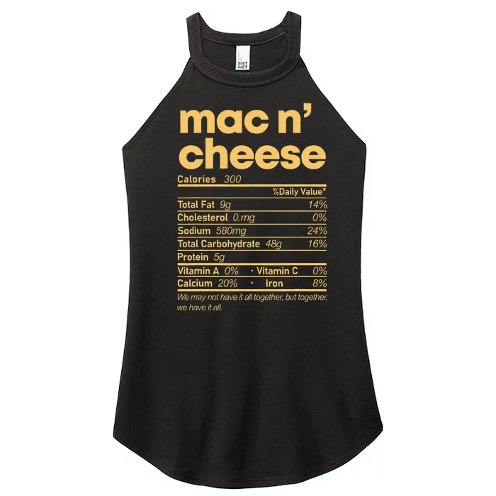 Mac And Cheese Nutrition Thanksgiving Mac N Cheese Women’s Perfect Tri Rocker Tank