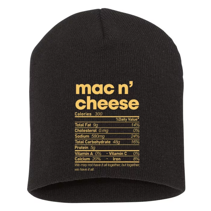 Mac And Cheese Nutrition Thanksgiving Mac N Cheese Short Acrylic Beanie