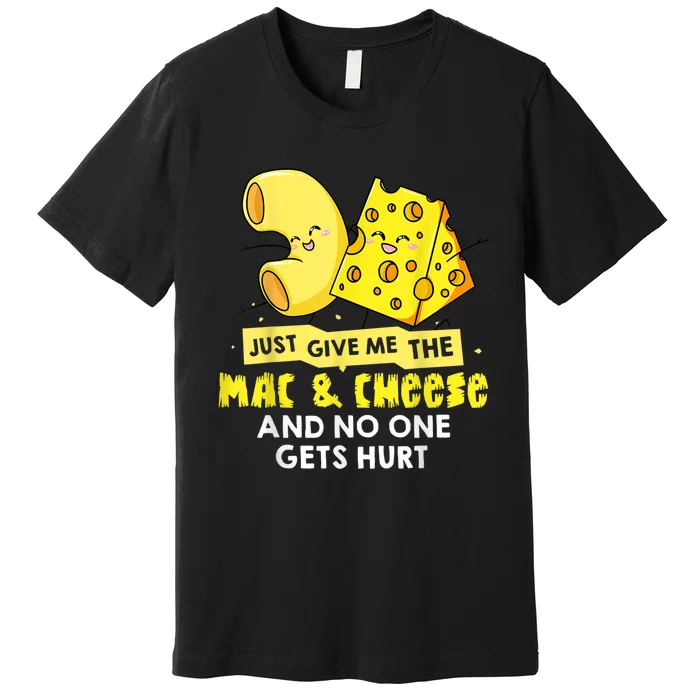 Mac And Cheese Macaroni Cheesy Noodle Premium T-Shirt