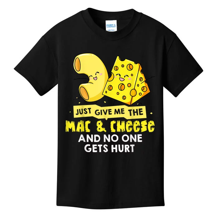 Mac And Cheese Macaroni Cheesy Noodle Kids T-Shirt