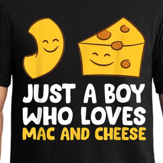 Macaroni And Cheese Just A Boy Who Loves Mac And Cheese Pajama Set