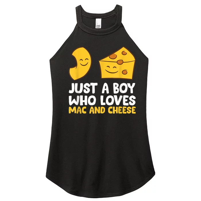 Macaroni And Cheese Just A Boy Who Loves Mac And Cheese Women’s Perfect Tri Rocker Tank