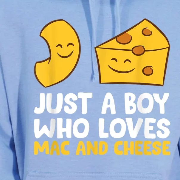 Macaroni And Cheese Just A Boy Who Loves Mac And Cheese Unisex Surf Hoodie