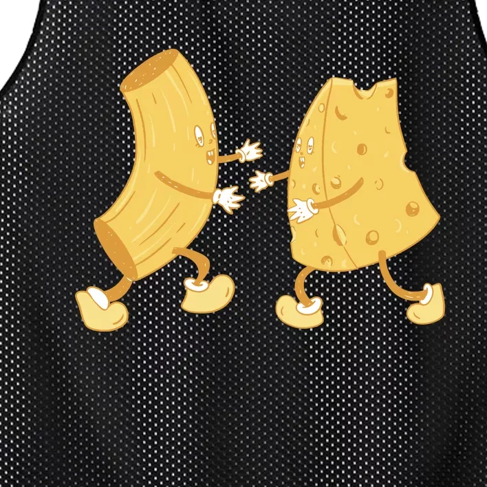 Mac And Cheese Funny Cute Mesh Reversible Basketball Jersey Tank