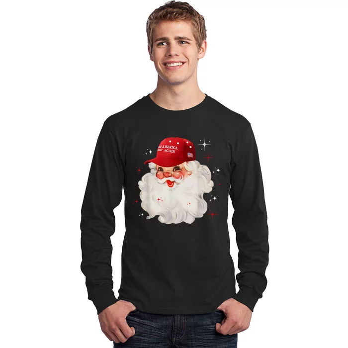 Make A Christmas Great Again Xmas Trump Maga Pajamas Santa Long Sleeve Shirt