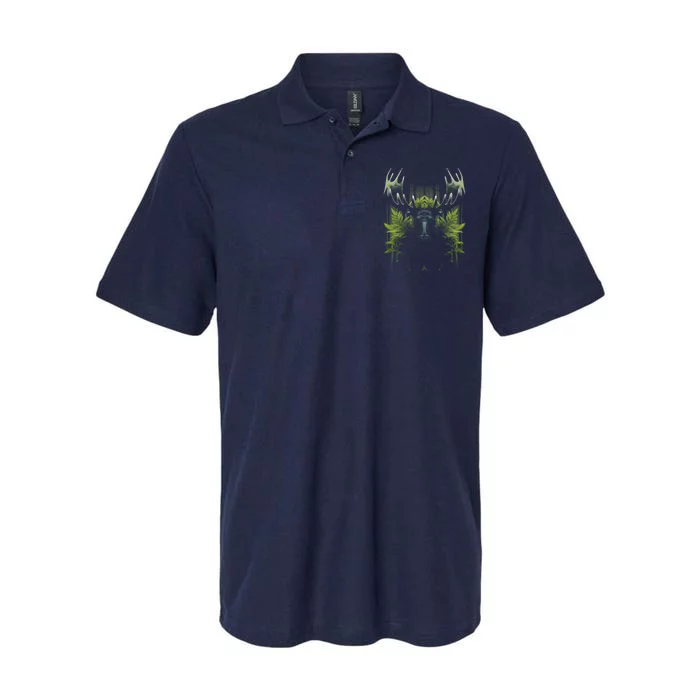 Moose Animal Cute Moose Canadian Moose Softstyle Adult Sport Polo