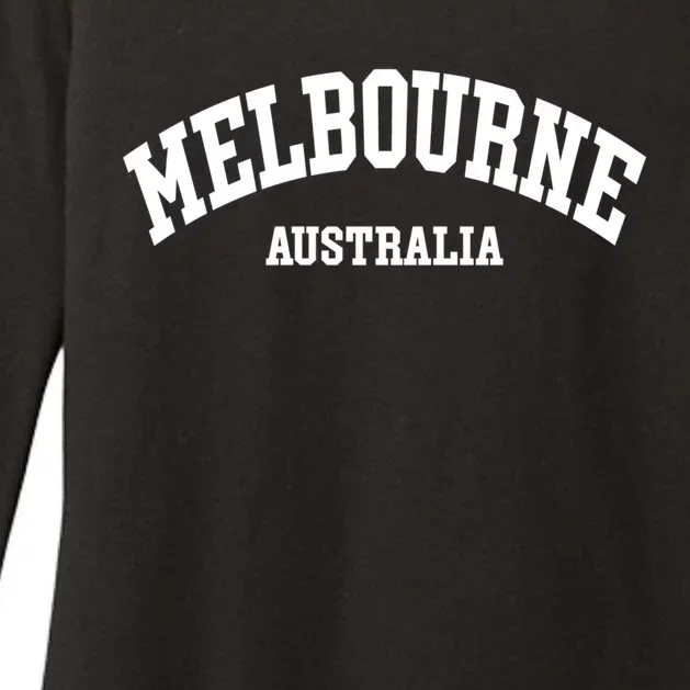 Melbourne Australia City Funny Gift Womens CVC Long Sleeve Shirt