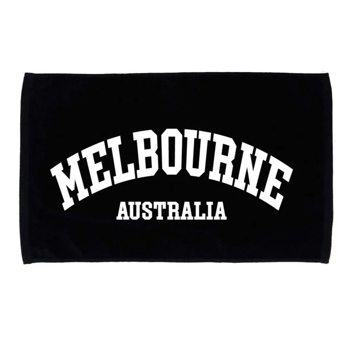 Melbourne Australia City Funny Gift Microfiber Hand Towel