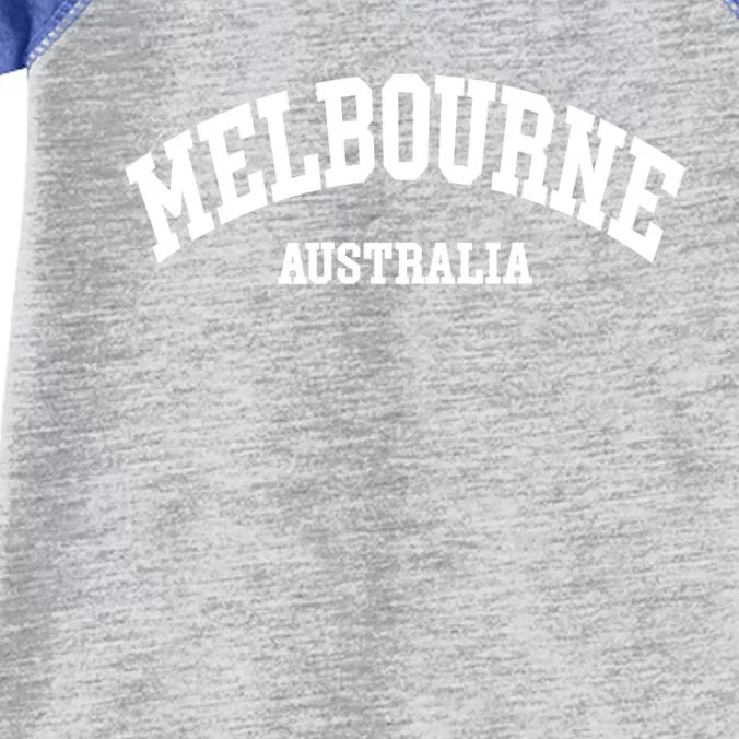 Melbourne Australia City Funny Gift Infant Baby Jersey Bodysuit