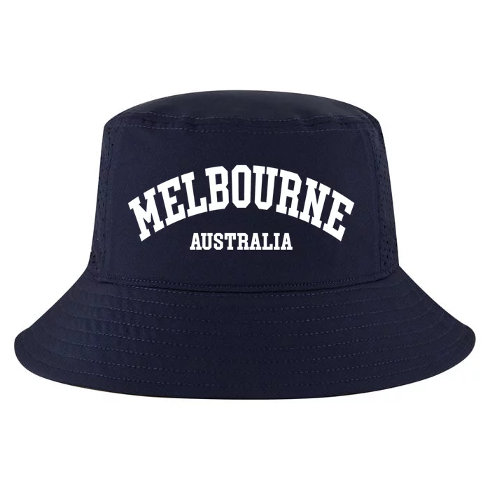 Melbourne Australia City Funny Gift Cool Comfort Performance Bucket Hat