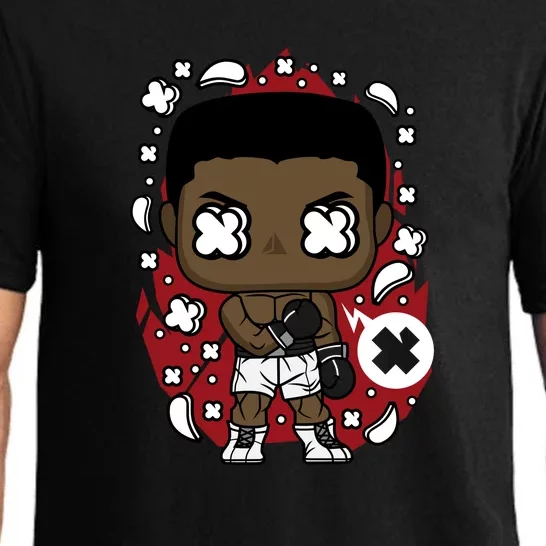 Muhamad Ali Cute Illustration Pajama Set