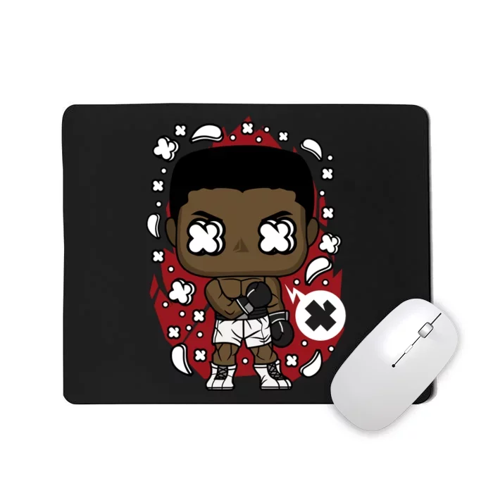 Muhamad Ali Cute Illustration Mousepad