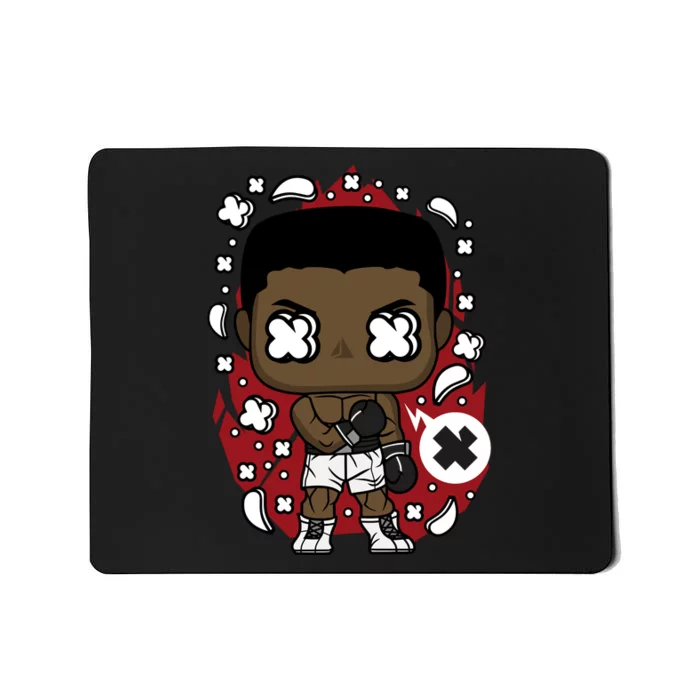 Muhamad Ali Cute Illustration Mousepad