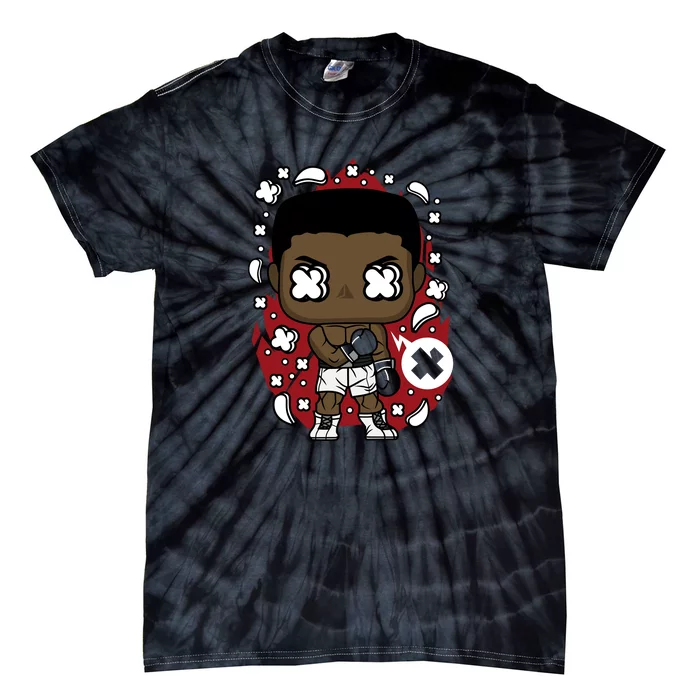 Muhamad Ali Cute Illustration Tie-Dye T-Shirt