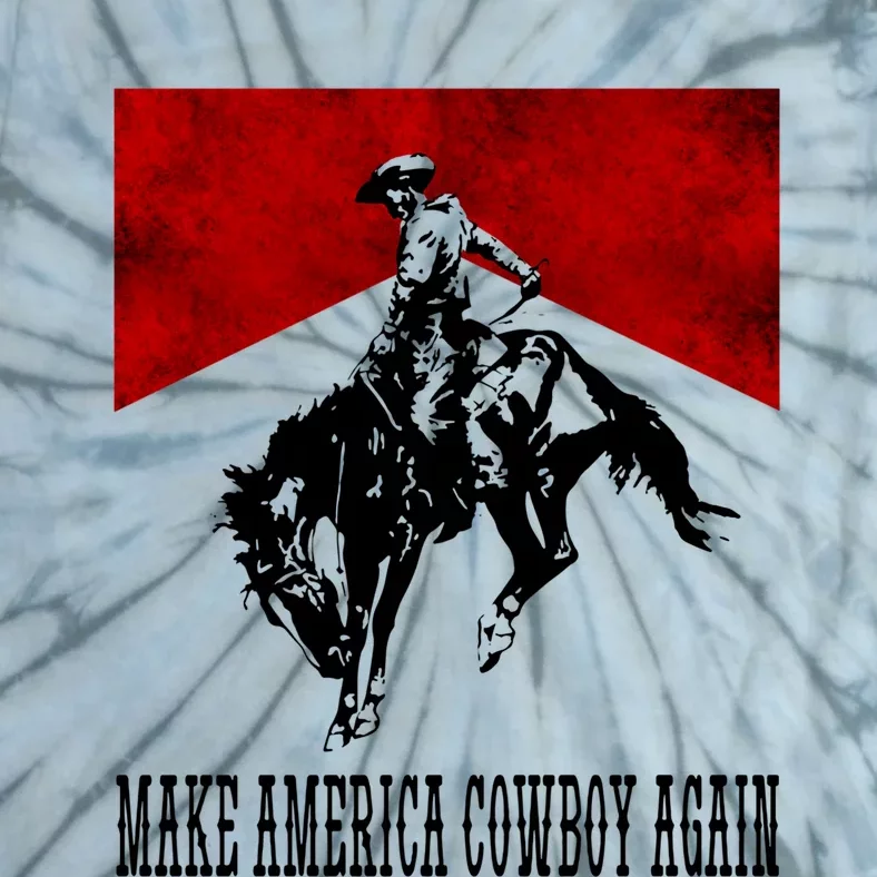 Make America Cow Cow Again Rodeo Lover 4th Of July Gift Tie-Dye T-Shirt