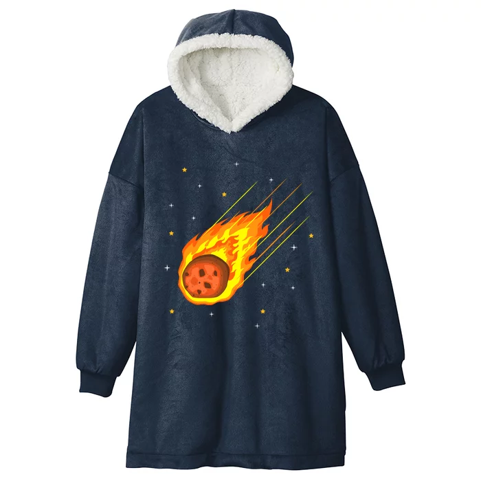 Meteorite Asteroid Comet Meteor Shower Universe Meteors Hooded Wearable Blanket