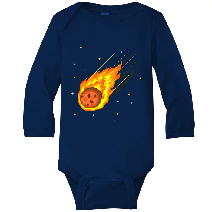 Meteorite Asteroid Comet Meteor Shower Universe Meteors Baby Long Sleeve Bodysuit