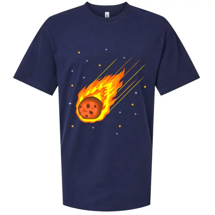 Meteorite Asteroid Comet Meteor Shower Universe Meteors Sueded Cloud Jersey T-Shirt