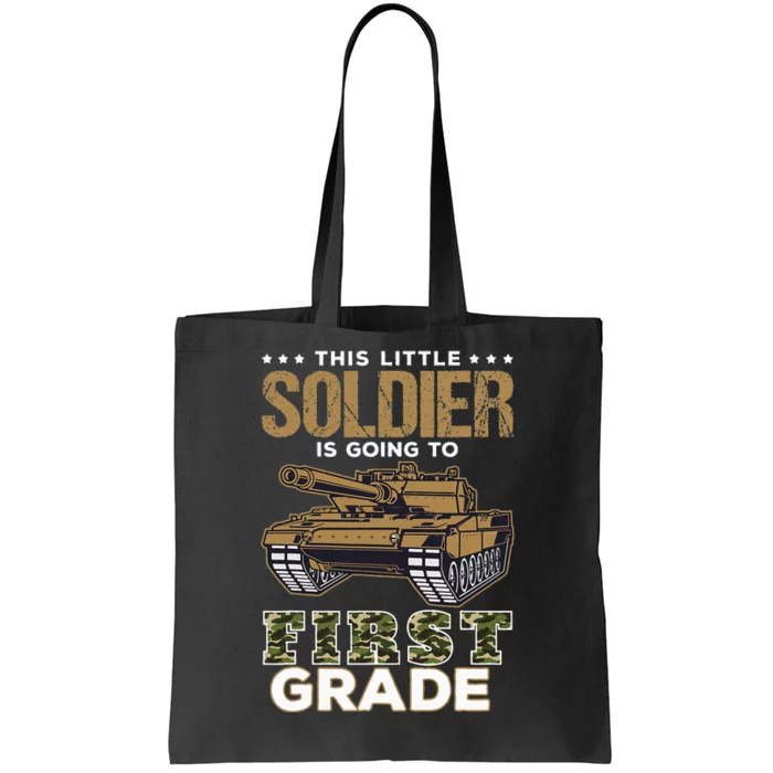 Military Army Camo Tanks First Grade Back To School Tote Bag