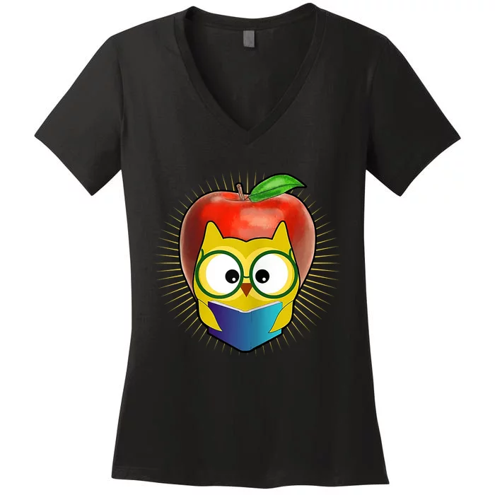 Mr Appleberry Costume Miss Appleberry Women's V-Neck T-Shirt