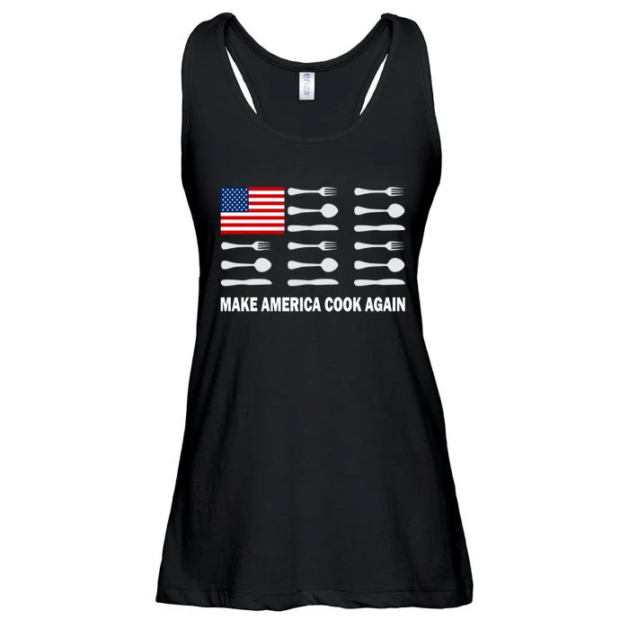 Make America Cook Again Kitchen Food Ladies Essential Flowy Tank