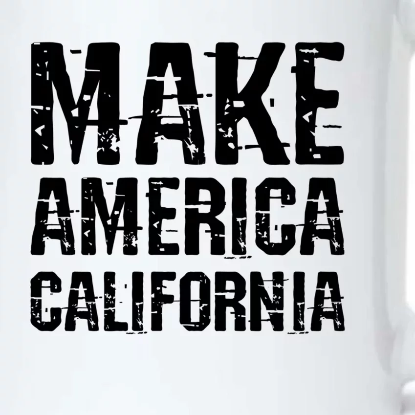 Make America California Progressive Blue Retro Grunge Gift Black Color Changing Mug