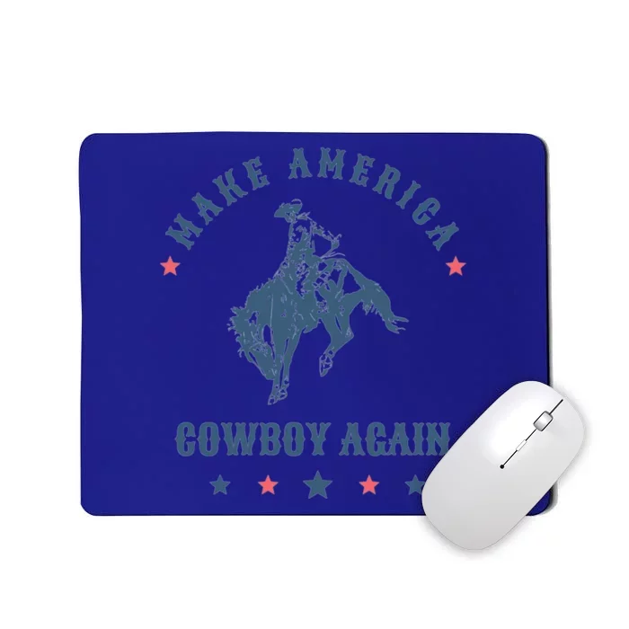 Make America Cow Cow Again Western Country Rodeo Funny Gift Mousepad