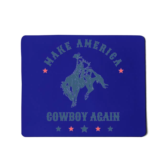 Make America Cow Cow Again Western Country Rodeo Funny Gift Mousepad