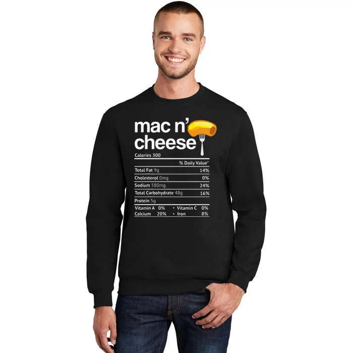 Mac And Cheese Nutrition Funny Thanksgiving Mac N Cheese Sweatshirt