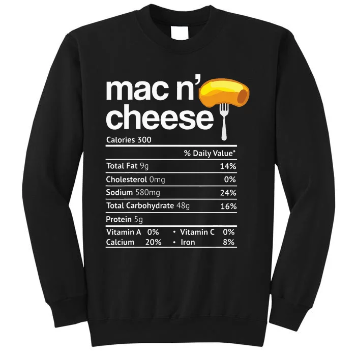 Mac And Cheese Nutrition Funny Thanksgiving Mac N Cheese Sweatshirt