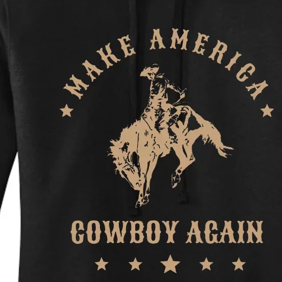 Make America Cowgirl Cowboy Again Women's Pullover Hoodie