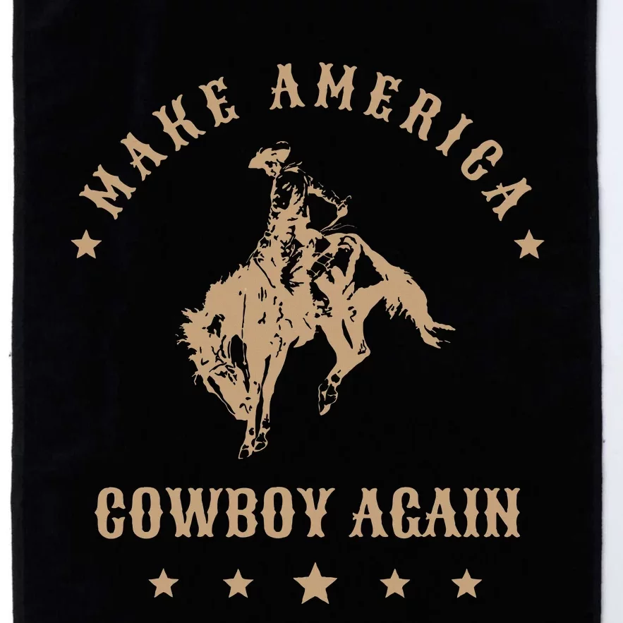 Make America Cowgirl Cowboy Again Platinum Collection Golf Towel