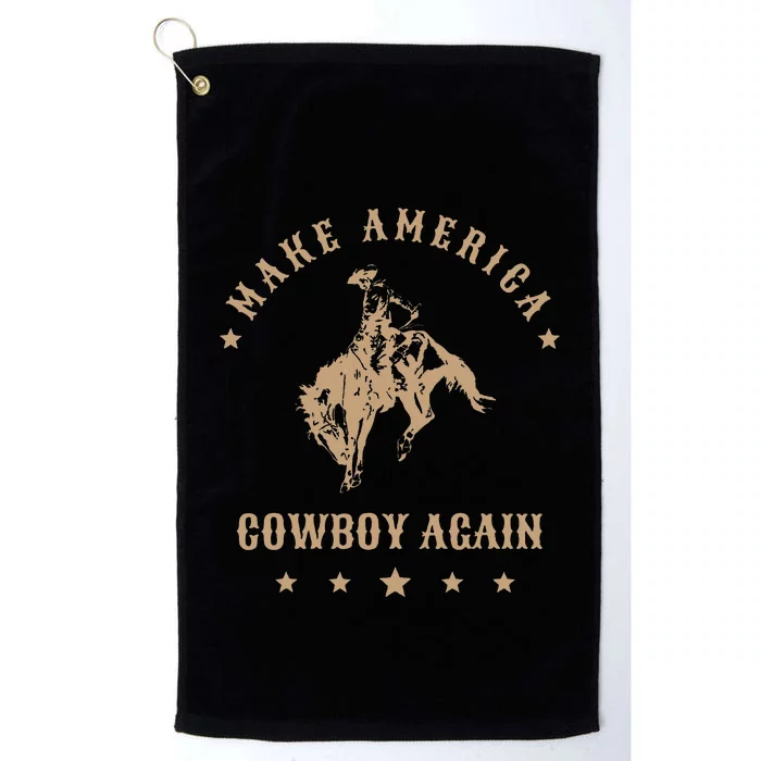 Make America Cowgirl Cowboy Again Platinum Collection Golf Towel