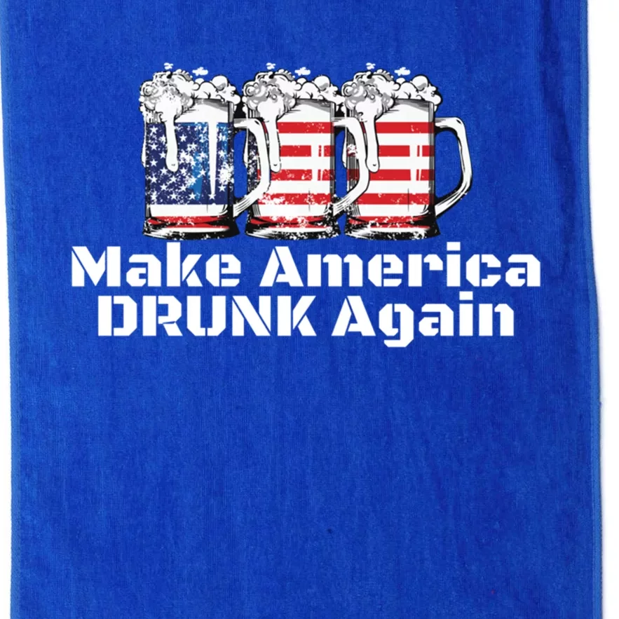 Make America Drunk Again Gift Funny Day Ing 4th July Gift Platinum Collection Golf Towel