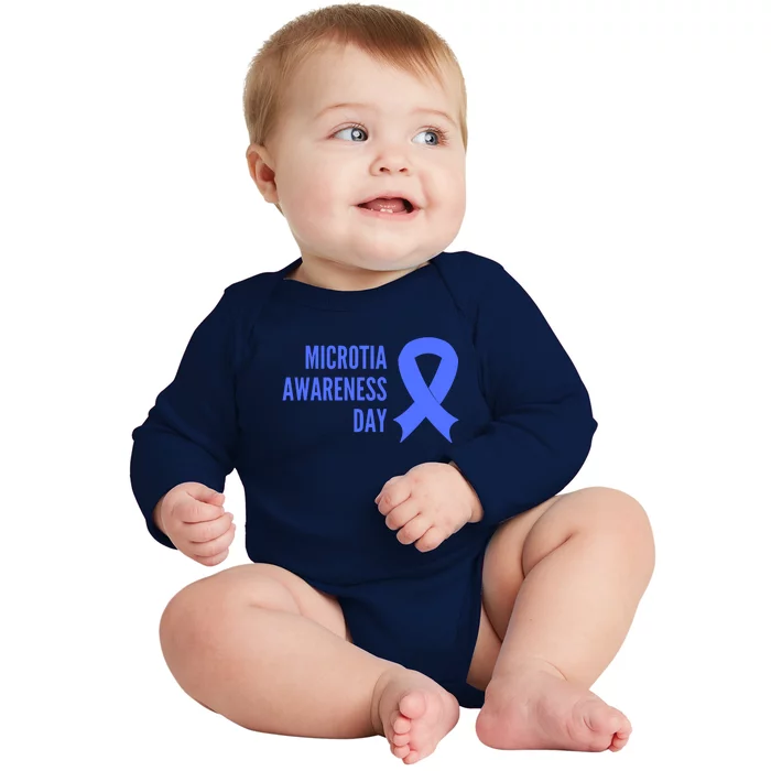 Microtia Awareness Day Baby Long Sleeve Bodysuit