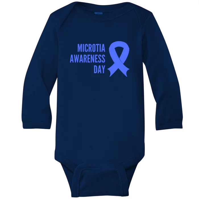 Microtia Awareness Day Baby Long Sleeve Bodysuit