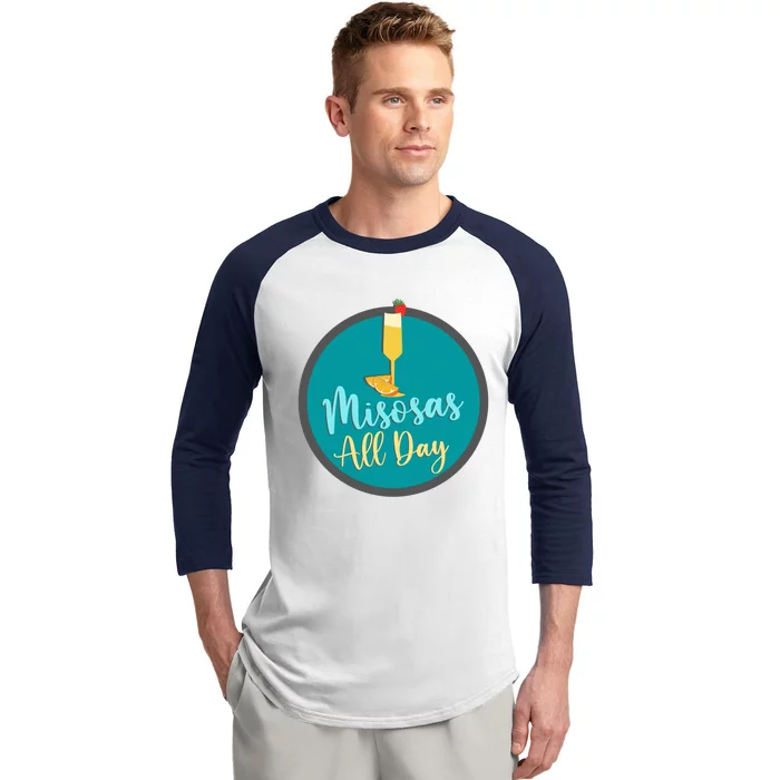 Mimosas All Day Cute Funny Trip Day Ing T Cool Gift Baseball Sleeve Shirt