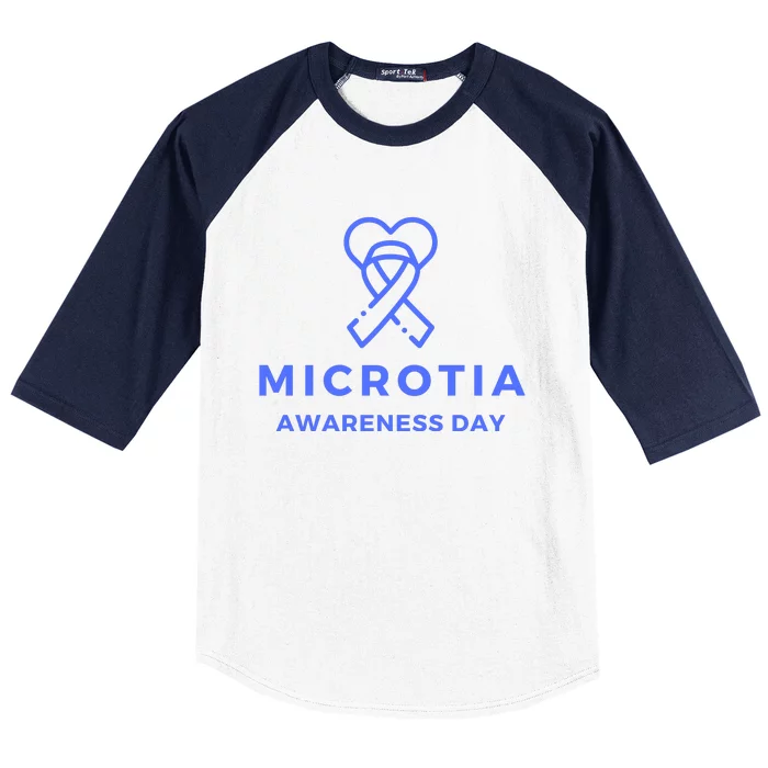 Microtia Awareness Day Baseball Sleeve Shirt