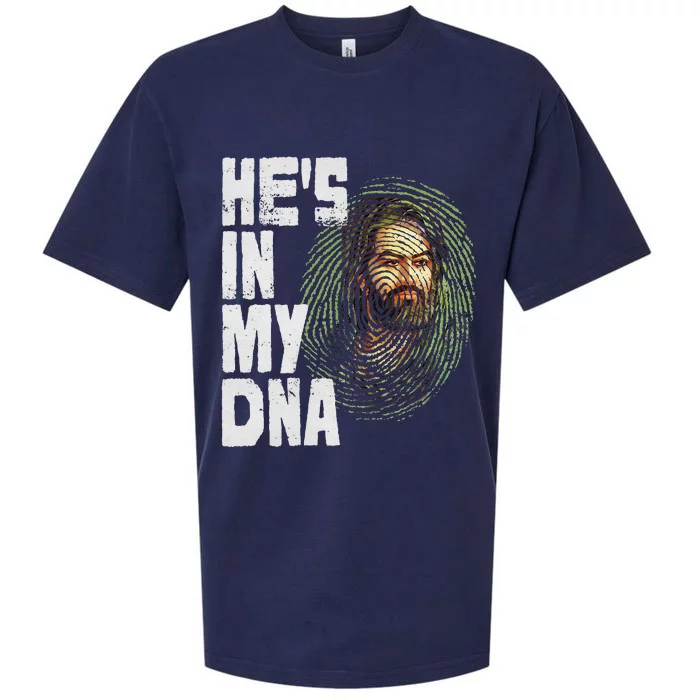 Muharram Ashura Day Ya Hussain He's In My DNA Sueded Cloud Jersey T-Shirt