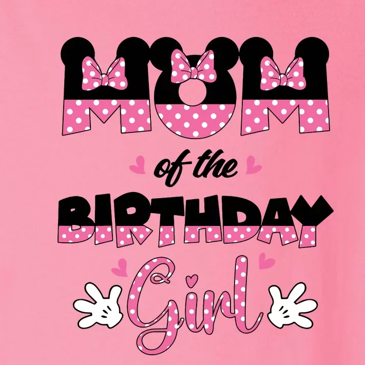 Mom And Dad Birthday Girl Mouse Family Matching Toddler Long Sleeve Shirt